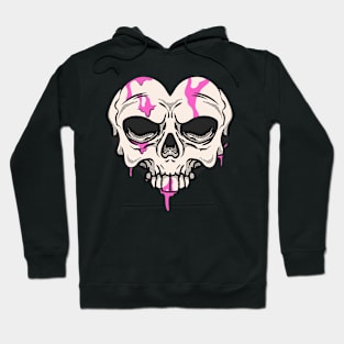 skeleton valentine, heart Hoodie